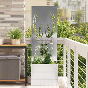 Schermo per privacy in giardino Argento 50 x 150 cm 876487