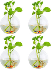 Set di vasi per piante appesi 13 cm - confezione da 12 grandi vasi in metallo appesi per piante - grappolo di aggancio rimovibile - vaso per fiori da giardino - contenitore per piante - per uso interno ed esterno - balcone - ringhiere di scale