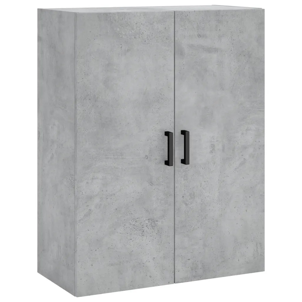 Credenza Grigio Cemento 69,5x34x180 cm in Legno Multistrato 3195791