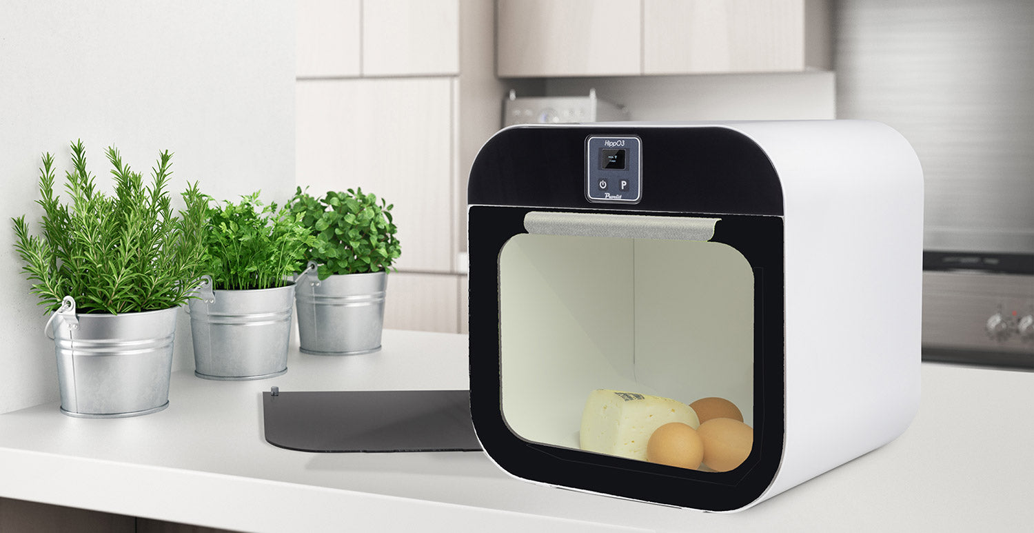 Sanificatore ad Ozono 1500mg per Alimenti e Oggetti Proelit HippO3 Cubo Nero