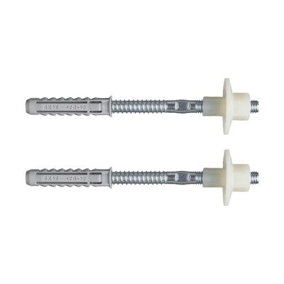 Kit fissaggio lavabo sospeso  M10x120 mm in acciaio con dado