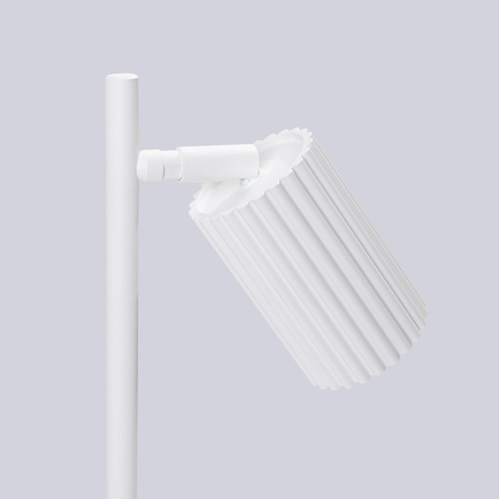 Lampada da tavolo moderna bianca snodata GU10 GRAVIO Pure Lume