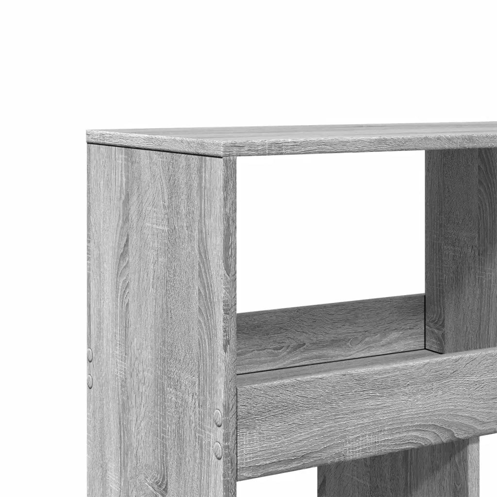 Libreria Grigio Sonoma 100x33x125,5 cm in Legno Multistrato 3309362