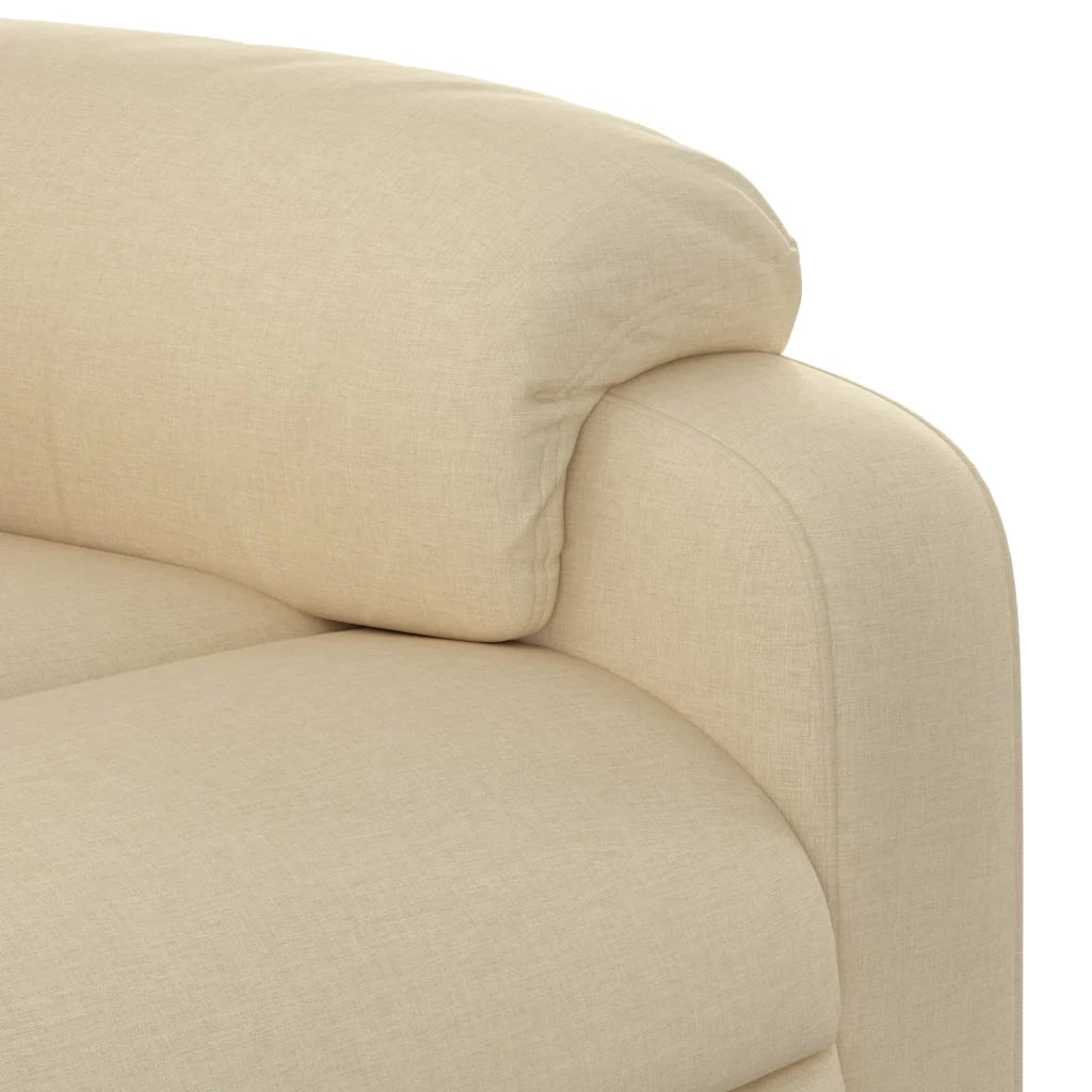 Divano Sedia-Poltrona reclinabile in tessuto color crema 718764