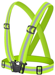 Vestimento di Sicurezza con Alta Visibilità - Cinturino Adattabile - Reflettente - Fluorescente - Protezione 360° - Massima Protezione