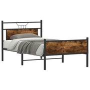 Giroletto senza Materasso Rovere Fumo 107x203 cm in Truciolato