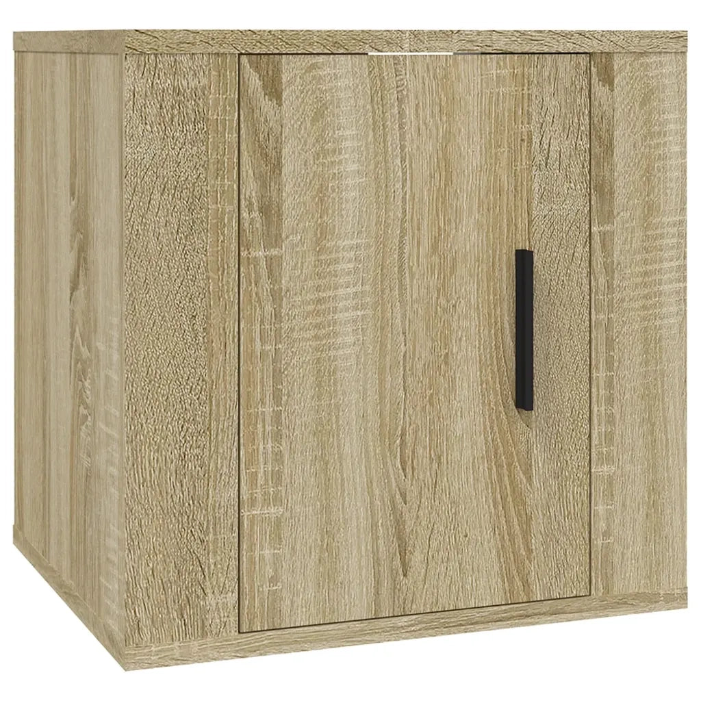 vidaXL Set di Mobili Porta TV 3 pz Rovere Sonoma in Legno Multistrato