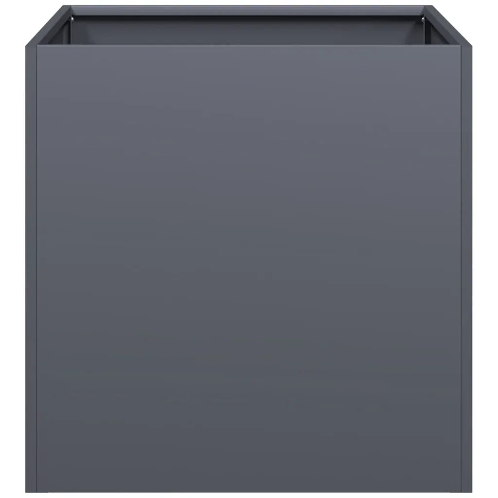 Fioriera Antracite 40x40x40 cm in Acciaio Laminato a Freddo 860663