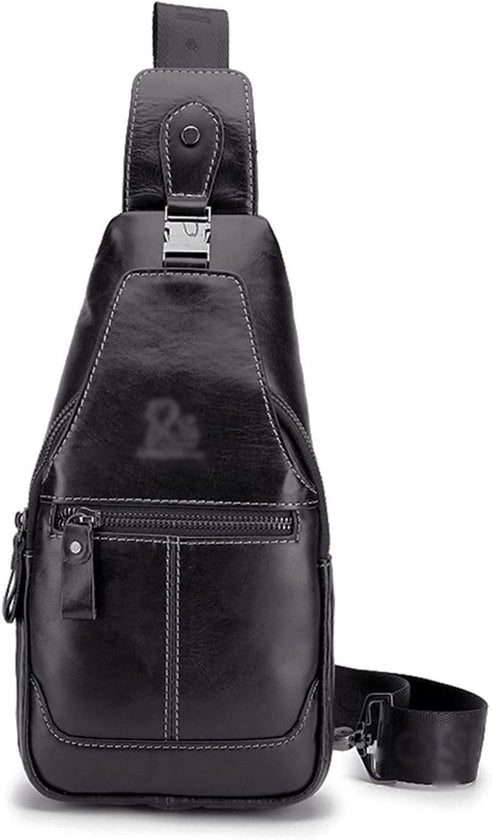 Borsa da spalla uomo per tempo libero esterno sport multifunzionale con design retro impermeabile
