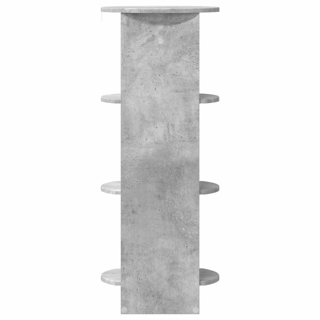 Mobile laterale Grigio Cemento 40 x 40 x 100 cm