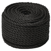 Corda da Lavoro Nera 10 mm 500 m in Polipropilene 153015
