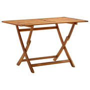 Tavolo da Giardino Pieghevole 120x70x75 cm in Massello d'Acacia cod mxl 34538