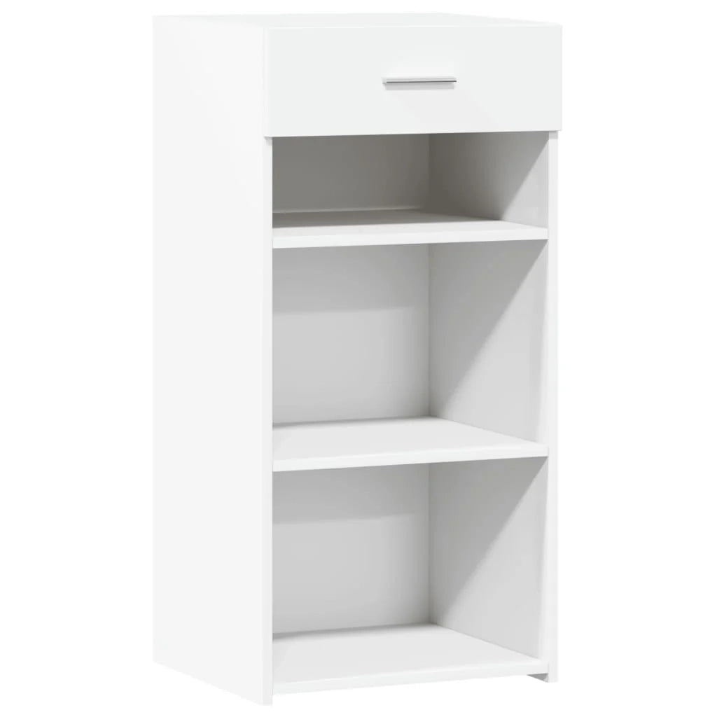 Buffet credenza cassettiera mobiletto mobile contenitore organizer per cucina soggiorno salotto 45 x 42,5 x 93 cm legno ingegnerizzato bianco 02_0030315