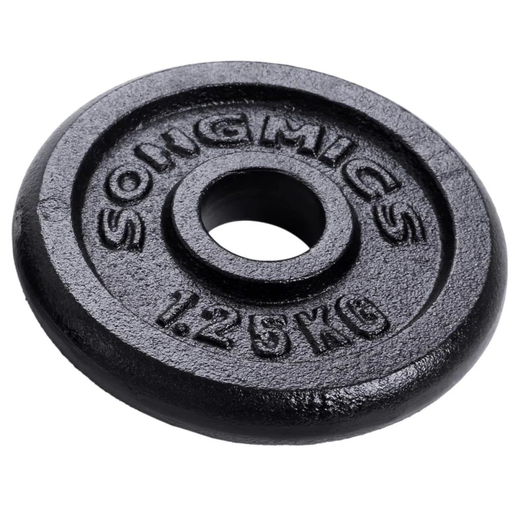 Set di 2 manubri in ghisa con fermagli a stella 20 kg fitness sport bodybuilding 12_0002027