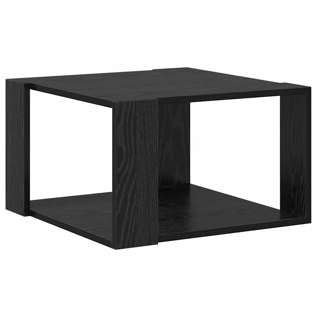 Tavolino da salotto Rovere Nero 51,5 x 51,5 x 30 cm 869217