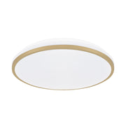 Plafoniera LED tonda bianco oro 38cm 24W 4000K Struhm Linus