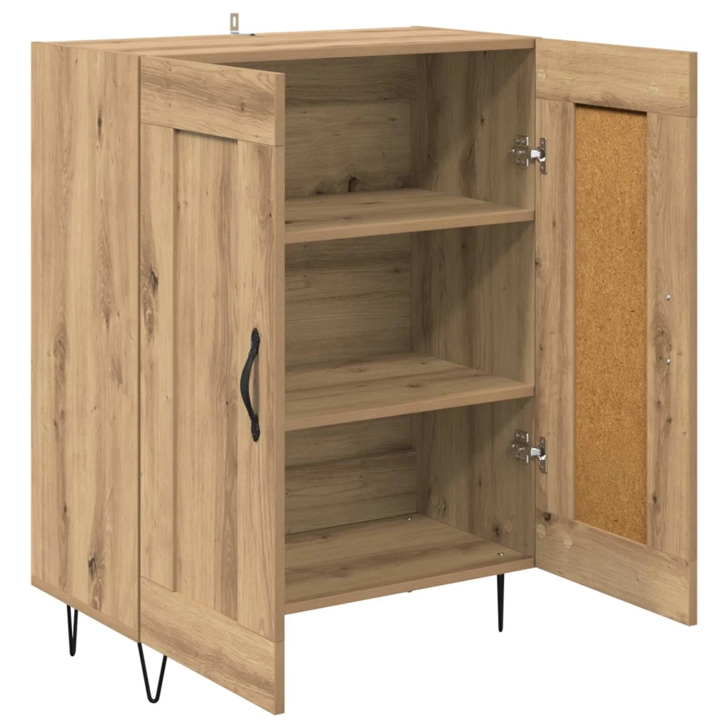 Credenza | Madia | Buffet da pranzo | Armadio da pranzo Rovere artigianale 69,5 x 34 x 90 cm