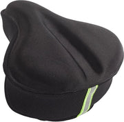 Sella per bicicletta, 27 x 24 cm panno in silicone per sella, sella confortevole e protettiva con piastra per bicicletta, adatta per biciclette da corsa, biciclette elettriche, biciclette da sport uomo e donna