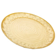 Targa decorativa in metallo dorato 39x39x2,5h