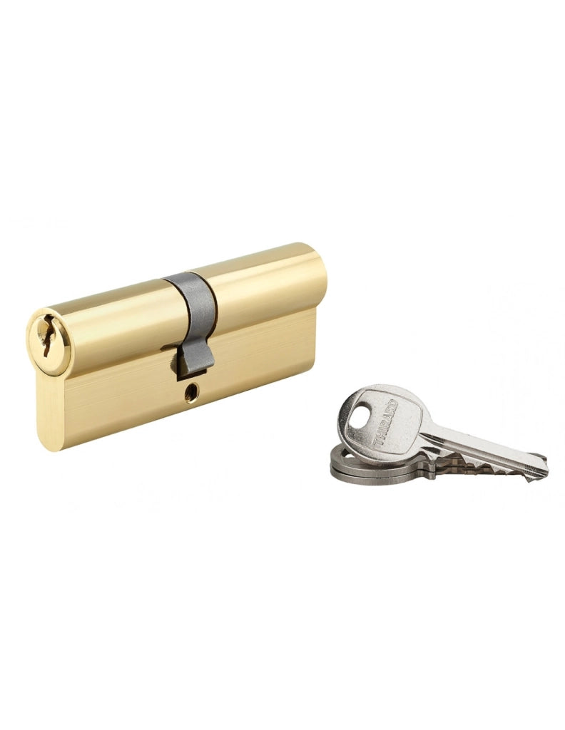 Cilindro europeo SA 40 x 45 mm finitura ottone, 3 chiavi – THIRARD
