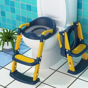 WC Verkleiner con Trappola - WC Verkleiner - Adattatore WC per Bambini - Addestramento WC - Regolabile in Altezza - Accessorio WC per Bambini - con Cuscino Soffice