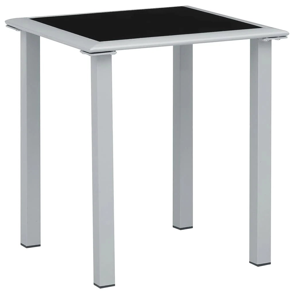 Set di 2 lettini prendisole sedie a sdraio lettini prendisole aiuole da giardino mobili da giardino con tavolo alluminio crema 02_0012073