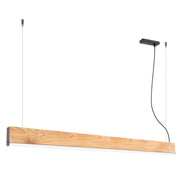 Lampada sospesa in legno 150cm LED 36W 4000K LYKKE Thoro