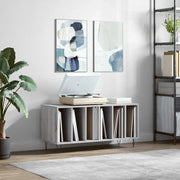 Mobile Porta Dischi Grigio Sonoma 100x38x48cm Legno Multistrato 831754