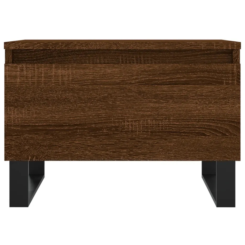 2 pz Tavolini salotto | Tavolino da caff¨¨ | Tavolino da Soggiorno Rovere Marrone 50x46x35 Legno Multistrato