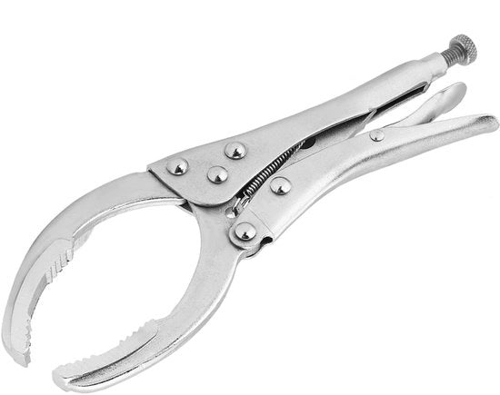 Filtro dell'olio per motore Tang 10 pollici - Adattabile - Viti con lamelle a dente - Alta qualità acciaio di carbonio - Duraturo - Progettazione compatta - Chiave del filtro dell'olio