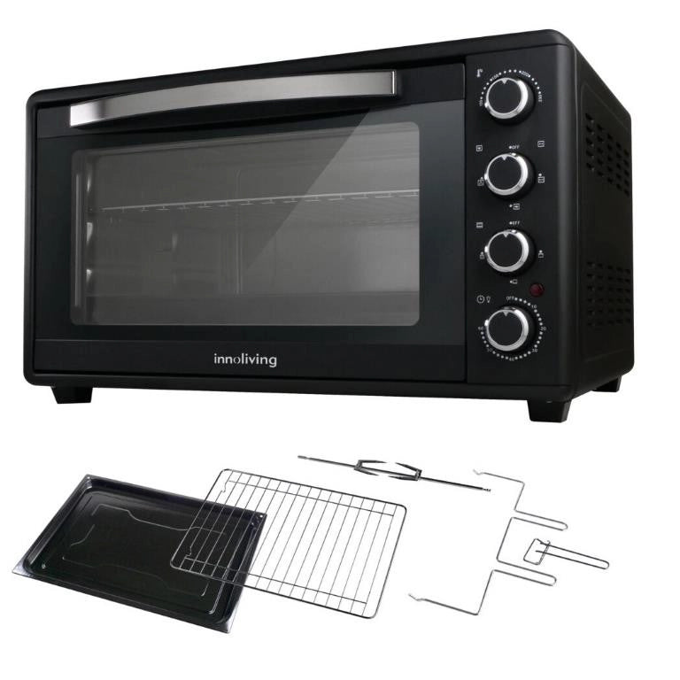 Forno Elettrico con Girarrosto Ventilato Capacità 60 Litri 2000 Watt