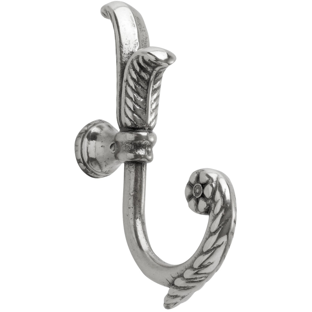 BL FERMATENDA GANCIO TULIPANO CROMO 2 PZ- BIENNEBI- 6,0 blister