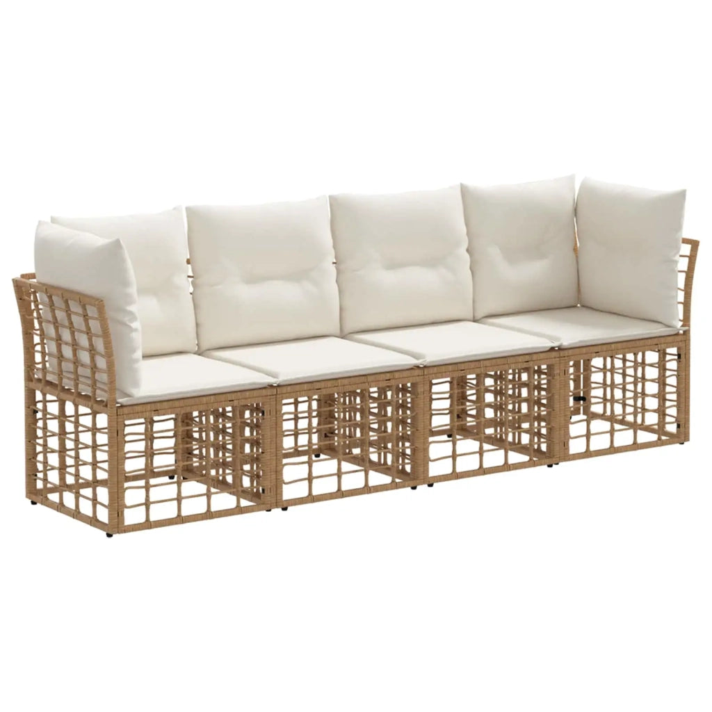 Set di divani da esterno Naturale Poliestere 3437410