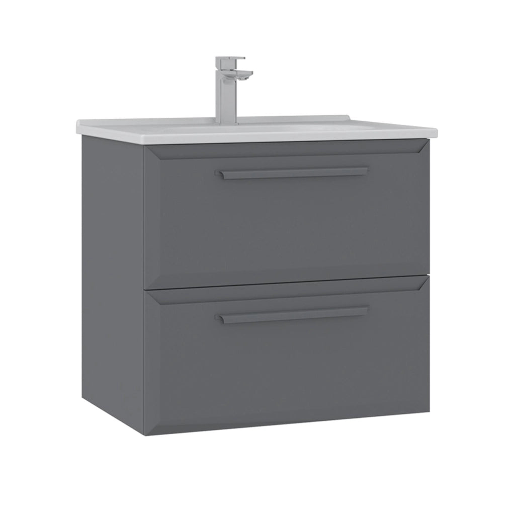 Mobile lavabo "Nuvola 65 v2" - 65 x 50 x 62 cm - Grigio