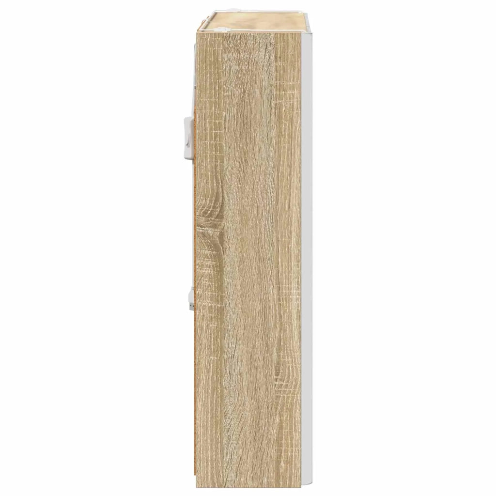 Mobiletto per specchio da bagno Rovere Sonoma
