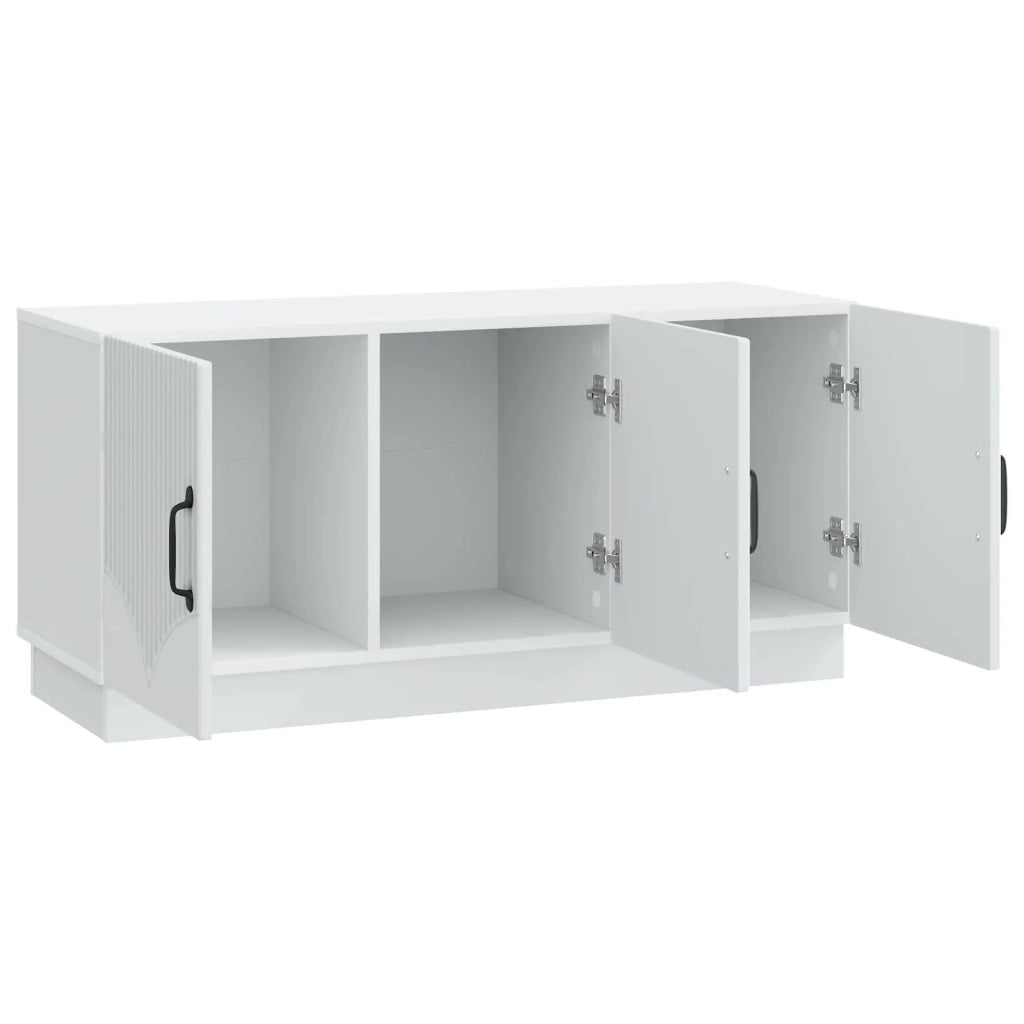 Mobile TV Bianco 99 x 34,5 x 47 cm Legno ingegnerizzato 895405