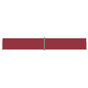 Tenda da sole laterale retrattile/schermo privacy per patio giardino terrazza balcone 180 x 1200 cm rosso 02_0007468