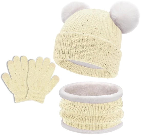 Cappotti invernali per bambini - Ricamati con doppia piuma - Caldi e soffici - Cappucci - Cappotti a tocco - Adatti per capigliature 40-50 cm
