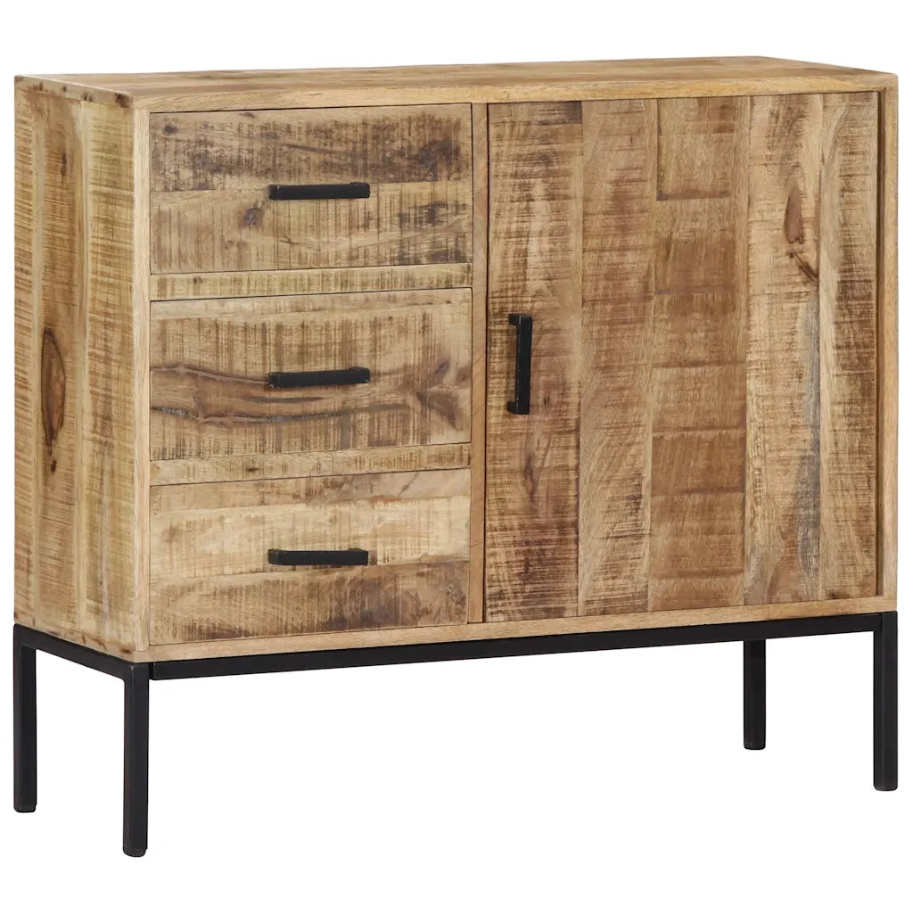 Credenza 88x30x71 cm Legno Massello di Mango 247969