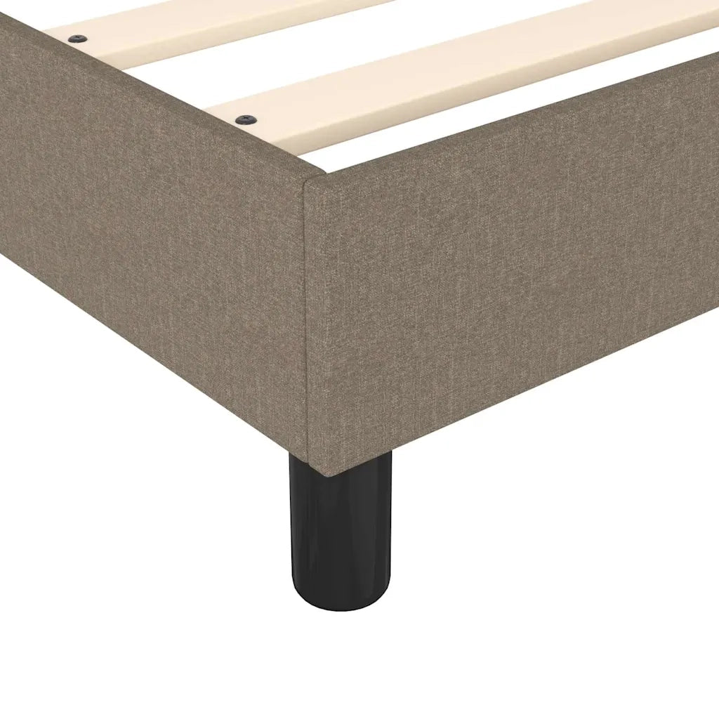 Struttura Letto a Rete a Molle Tortora 180x200 cm in Tessuto
