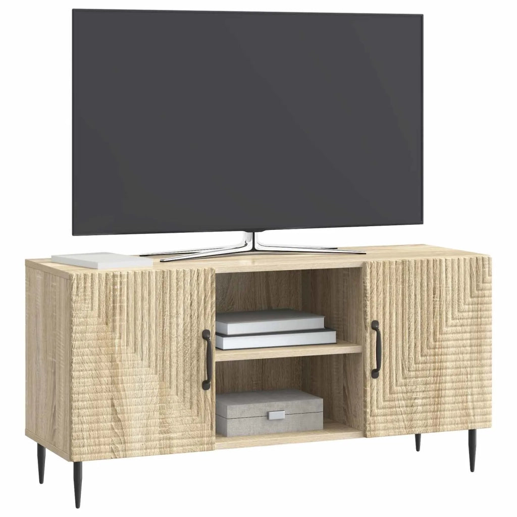 Mobile TV Rovere Sonoma 102 x 34,5 x 50 cm Legno ingegnerizzato 894927