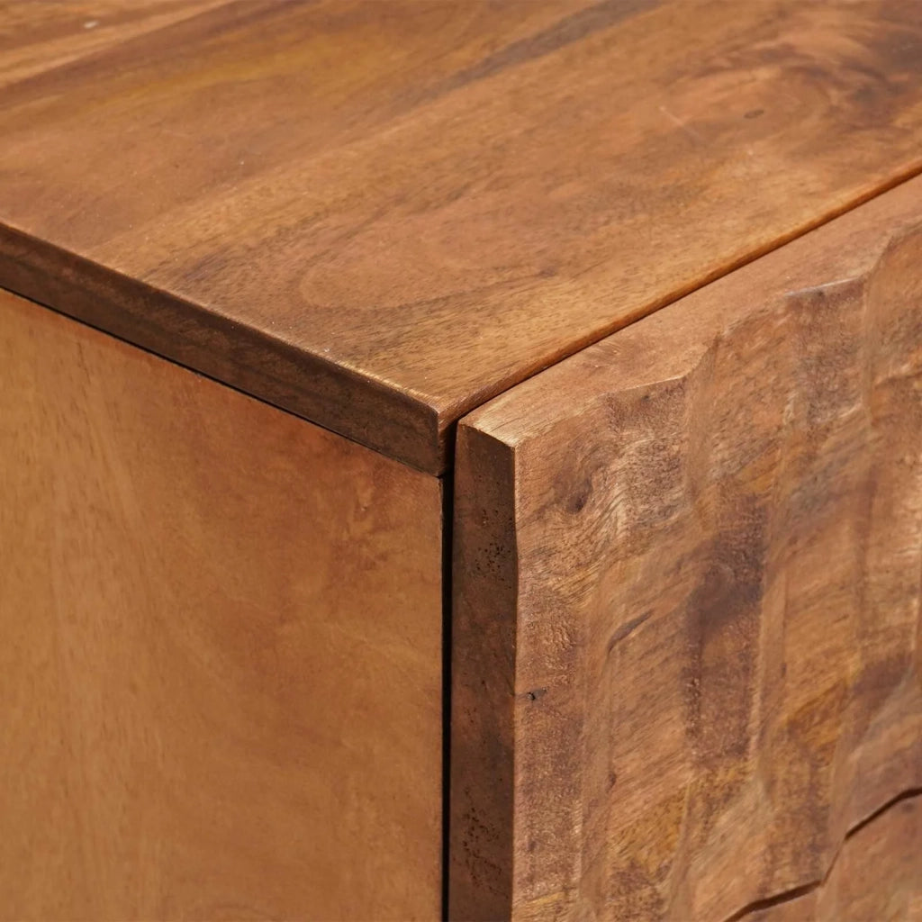 Comodino | Armadio da Notte | Mobiletto da notte con cassetto Marrone 50 x 33 x 62 cm