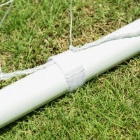 Rete da Calcio, Porta da Calcio e Calcetto in Plastica PE per Adulti e Bambini, 302x83x201cm