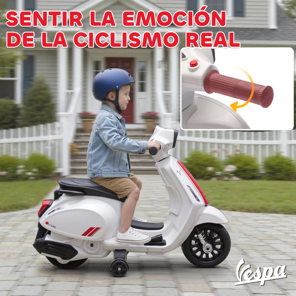 Moto Elettrica Bambini 2-4 Anni ¨C zephmum ¨C Bianco