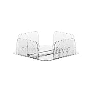 Portatovaglioli Vanity orizzontale trasparente 20 x 20 x H 7,3 cm