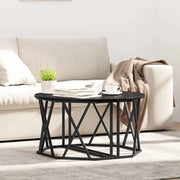 Tavolino da salotto Rovere Nero 80 x 80 x 42 cm 868249