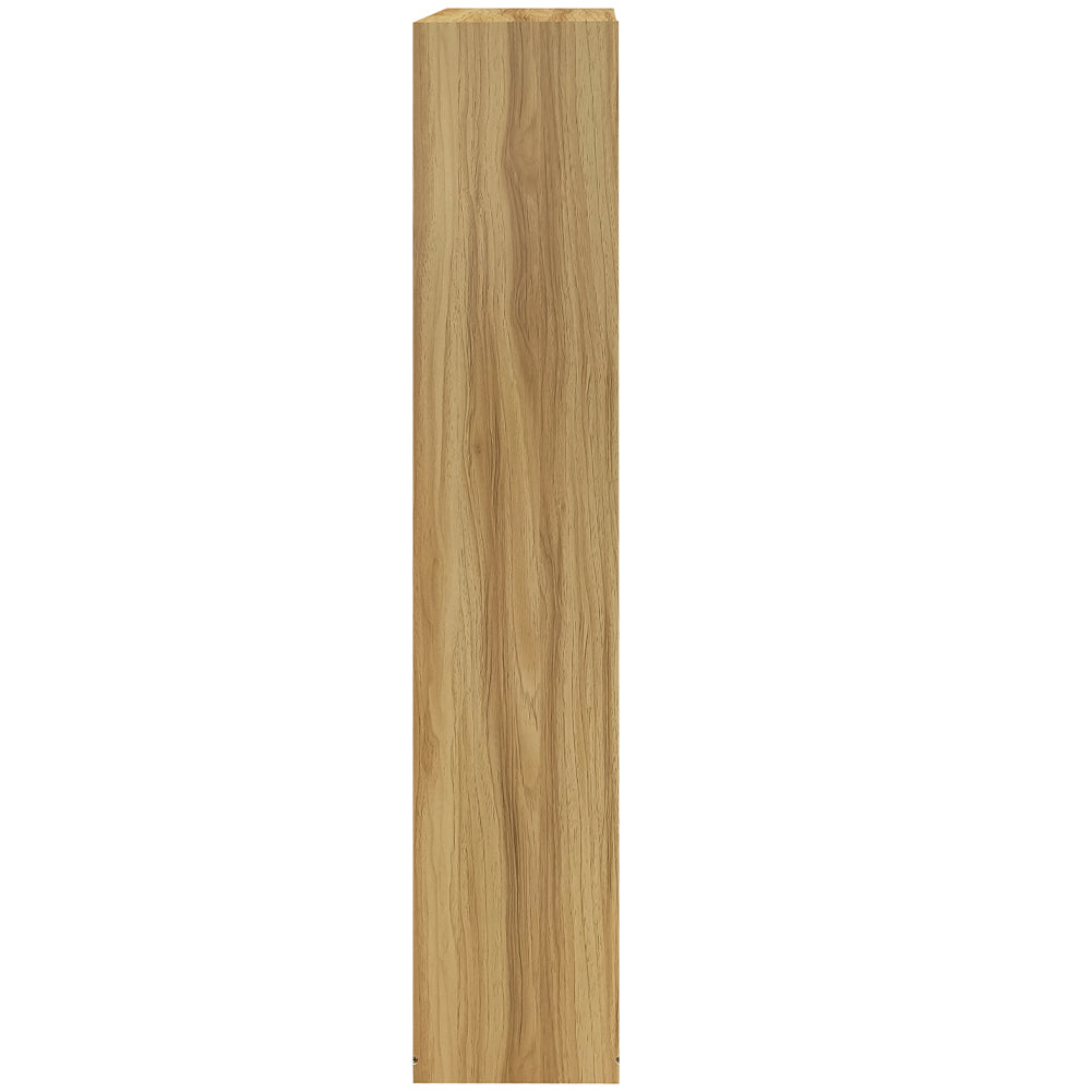 Scarpiera 3 Ante Ripiani Doppia Profondità Porta Scarpe Quercia Verde 63x24x115cm