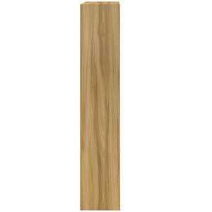 Scarpiera 3 Ante Ripiani Doppia Profondità Porta Scarpe Quercia Verde 63x24x115cm