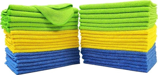 Set di asciugamani di microfibra per pulizia 36 pezzi - 305 x 406 cm - Poliestere