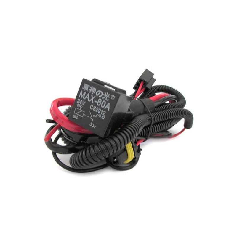 Cablaggio Rele Relay 24V 80A Stabilizzatore Corrente Per Lampada Xenon H7 H1 H3 H4 Mono Xenon Del Camion